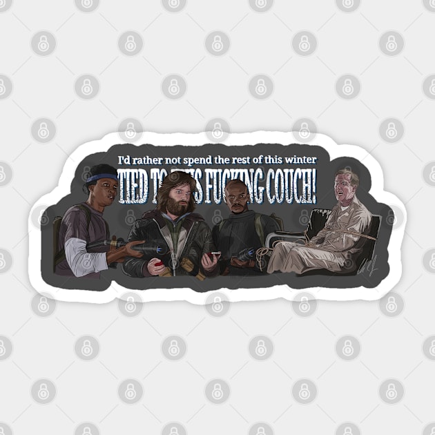 The Thing: 3-On-1 Sticker by 51Deesigns